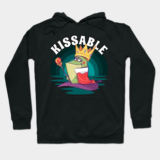 Frog Prince Kissable Hoodie by RockReflections